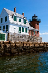 Rockland Breakwater Lighthouse on a Calm Summer Day